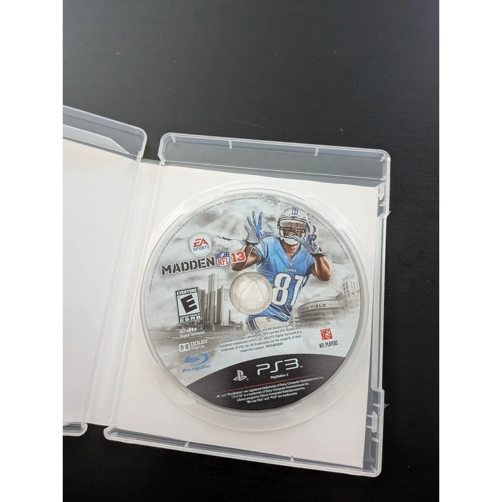 Madden NFL 13 PS3 PlayStation 3‎ - Complete CIB Video Game Football